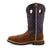Twisted X Womens 11in Western WP AT Brown/Navy Leather Work Boots