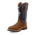 Twisted X Womens 11in Western WP AT Brown/Navy Leather Work Boots