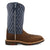 Twisted X Womens 11in Western CT Brown/Blue Leather Work Boots