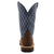Twisted X Womens 11in Western CT Brown/Blue Leather Work Boots