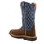 Twisted X Womens 11in Western CT Brown/Blue Leather Work Boots
