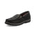 Twisted X Womens Driving Moc Black Leather Tooled Slip-On Shoes