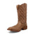 Twisted X Womens 11in Tech X Quilted Ginger Leather Cowboy Boots