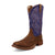 Twisted X Womens 11in Tech X Distressed Saddle/Iris Leather Cowboy Boots