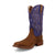 Twisted X Womens 11in Tech X Distressed Saddle/Iris Leather Cowboy Boots