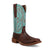 Twisted X Womens 11in Tech X Hickory/Seafoam Leather Cowboy Boots