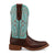 Twisted X Womens 11in Tech X Hickory/Seafoam Leather Cowboy Boots