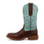 Twisted X Womens 11in Tech X Hickory/Seafoam Leather Cowboy Boots