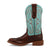 Twisted X Womens 11in Tech X Hickory/Seafoam Leather Cowboy Boots