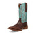 Twisted X Womens 11in Tech X Hickory/Seafoam Leather Cowboy Boots