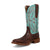 Twisted X Womens 11in Tech X Hickory/Seafoam Leather Cowboy Boots