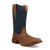 Twisted X Womens 11in Tech X Quilted Ginger/Indigo Leather Cowboy Boots