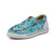 Twisted X Kids Unisex Kicks Aqua Multi Fabric Butterfly Slip-On Shoes