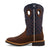 Twisted X Youth Unisex Cowboy Mocha/Navy Leather Work Boots