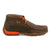 Twisted X Youth Unisex Driving Moc Bomber/Neon Orange Leather Chukka Boots
