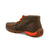 Twisted X Youth Unisex Driving Moc Bomber/Neon Orange Leather Chukka Boots