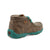 Twisted X Youth Unisex Driving Moc Bomber/Turquoise Leather Chukka Boots