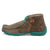 Twisted X Youth Unisex Driving Moc Bomber/Turquoise Leather Chukka Boots