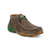 Twisted X Youth Unisex Driving Moc 4-H Taupe/Kelly Green Leather Chukka Boots