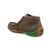 Twisted X Youth Unisex Driving Moc 4-H Taupe/Kelly Green Leather Chukka Boots