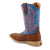 Twisted X Youth Unisex Hooey Cognac/Neon Blue Leather Cowboy Boots