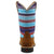 Twisted X Youth Unisex Hooey Serape Saddle/Blue Multi Leather Cowboy Boots