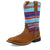 Twisted X Youth Unisex Hooey Serape Saddle/Blue Multi Leather Cowboy Boots