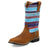 Twisted X Youth Unisex Hooey Serape Saddle/Blue Multi Leather Cowboy Boots