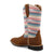 Twisted X Youth Girls Top Hand Serape Pecan/Multi Leather Cowboy Boots