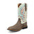 Twisted X Kids Unisex Top Hand Desert Taupe/Cucumber Leather Cowboy Boots